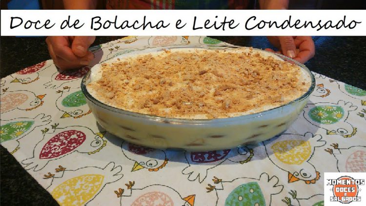 Doce de Bolacha e Leite Condensado | Biscuit Dessert