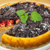 Receita de Cheesecake de Forno com Cobertura de Frutos Vermelhos