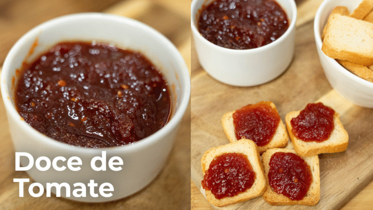 Doce de Tomate Caseiro com Canela e Limão