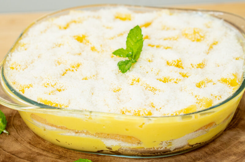 Sobremesa Cremosa de Ananás e Coco
