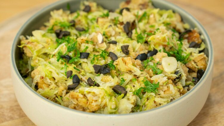 Migas de Alheira de Bacalhau