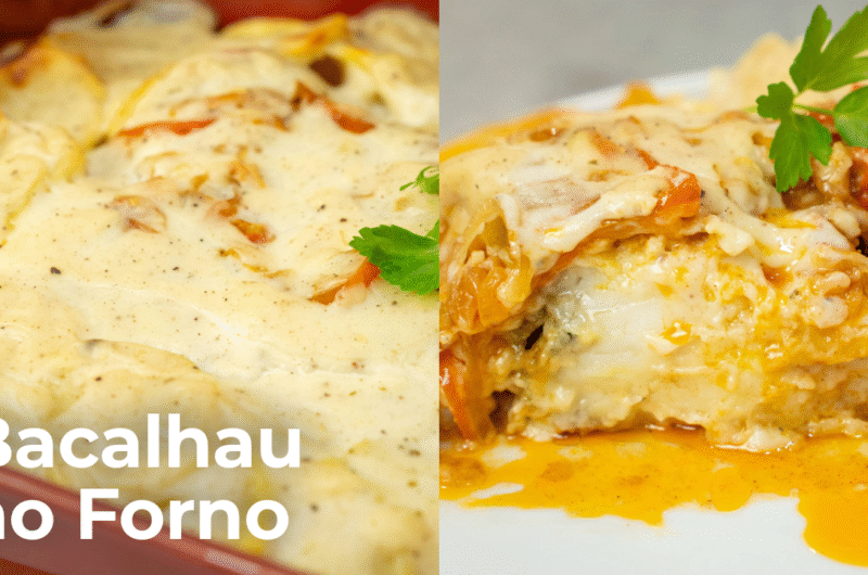 Bacalhau Gratinado no Forno com Bechamel