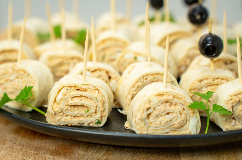 Wraps com Paté de Atum (Entrada Fácil e Rápida)