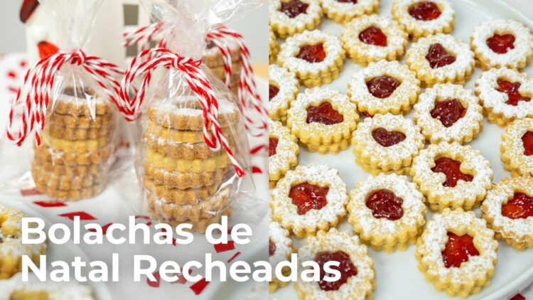Bolachinhas de Natal Recheadas