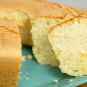 Bolo de Claras e Laranja fofinho e aromático
