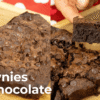 Brownies de Chocolate e Framboesas
