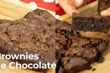 Brownies de Chocolate e Framboesas