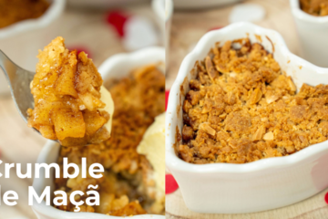 Crumble de Maçã para o Dia dos Namorados