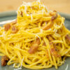 Esparguete à Carbonara Sem Natas