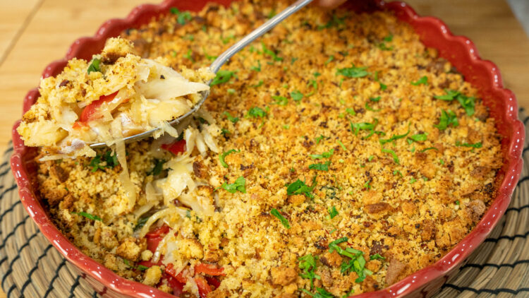 Como fazer Bacalhau com Broa no Forno (Receita fácil e rápida)