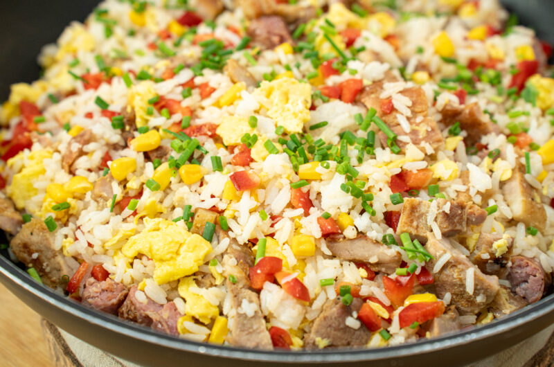 Arroz com Carne, Ovo e Legumes: A Receita Antidesperdício Perfeita